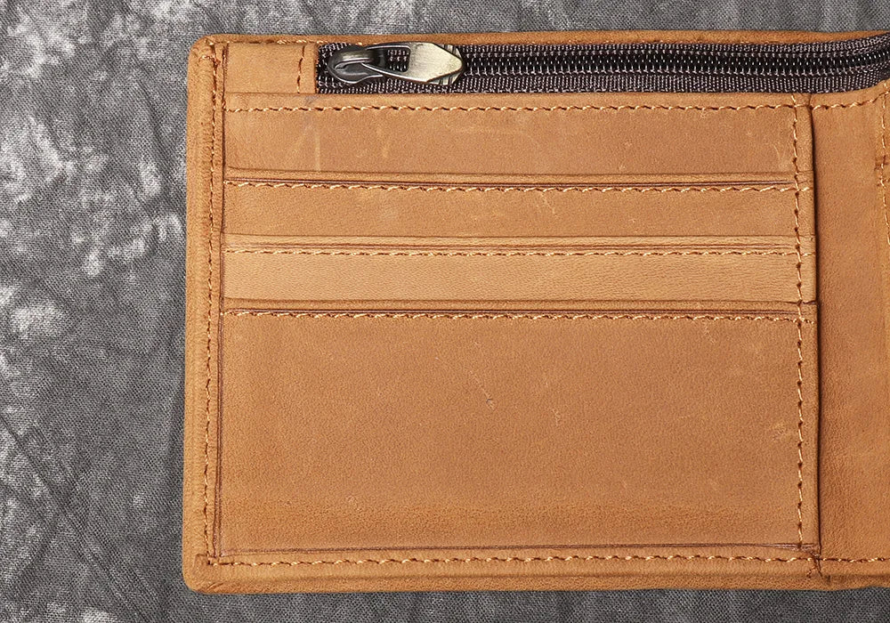 Portafoglio premium da uomo - Portacarte e contanti sottile