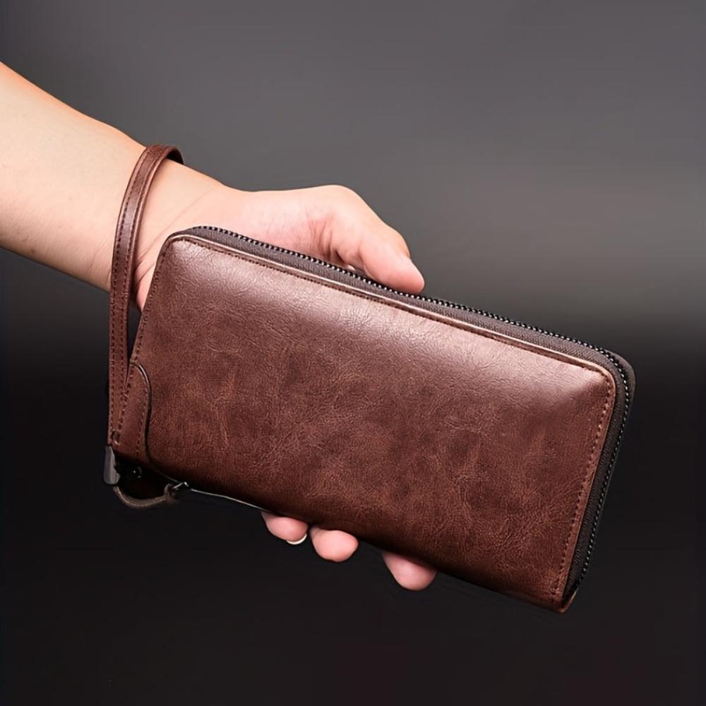 Pochette con zip in pelle RFID Vellano - Elegante, sicura e di eccezionale fattura