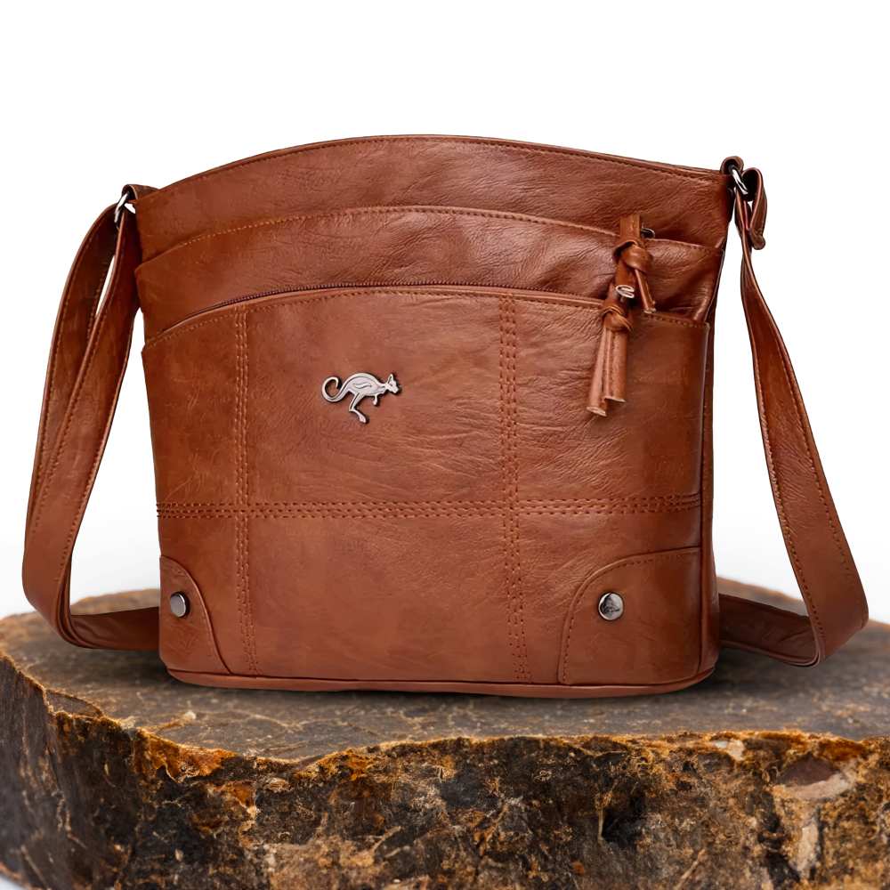 Elaris Saddle Cross | Borsa a tracolla in pelle artigianale