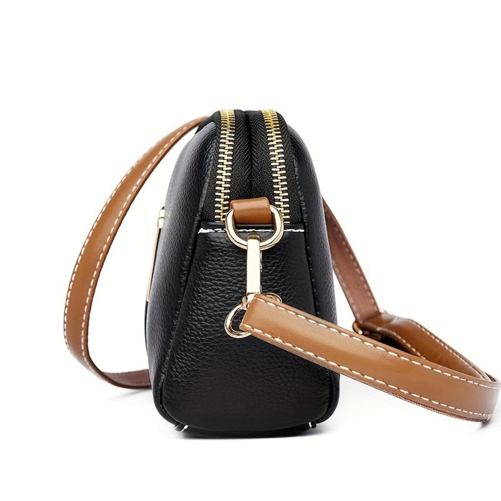 Virella Litchi Texture Crossbody - Stile vintage con un tocco contemporaneo
