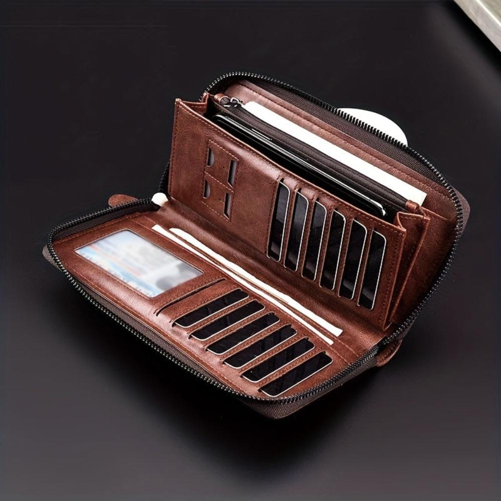 Pochette con zip in pelle RFID Vellano - Elegante, sicura e di eccezionale fattura