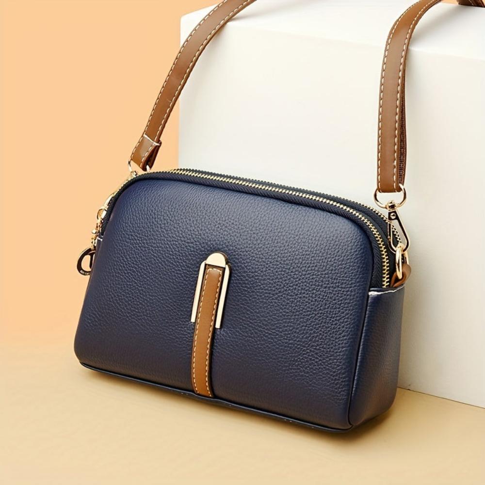 Virella Litchi Texture Crossbody - Stile vintage con un tocco contemporaneo