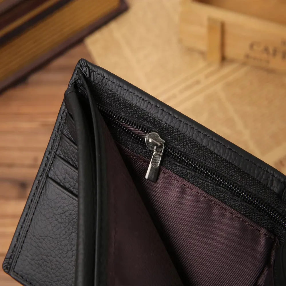 Portafoglio in pelle premium per uomo - Slim Bifold
