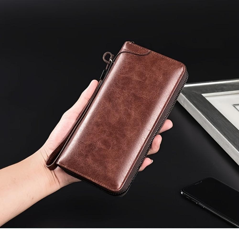 Pochette con zip in pelle RFID Vellano - Elegante, sicura e di eccezionale fattura