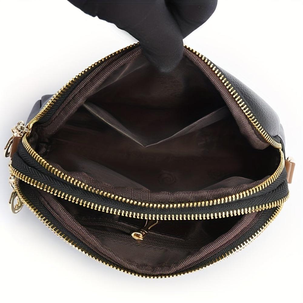 Virella Litchi Texture Crossbody - Stile vintage con un tocco contemporaneo