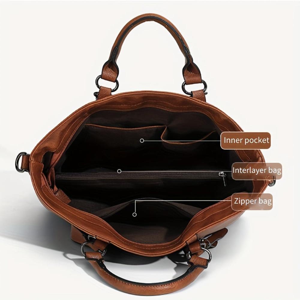 Vallénoir Heritage Tote - Sofisticatezza di ispirazione vintage per una versatilità quotidiana