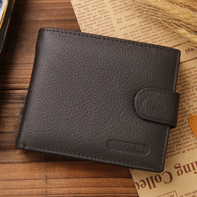 Portafoglio in pelle premium per uomo - Slim Bifold