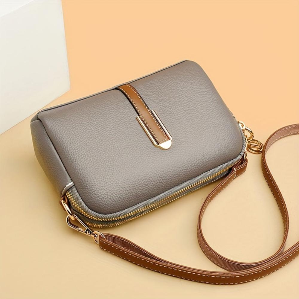 Virella Litchi Texture Crossbody - Stile vintage con un tocco contemporaneo