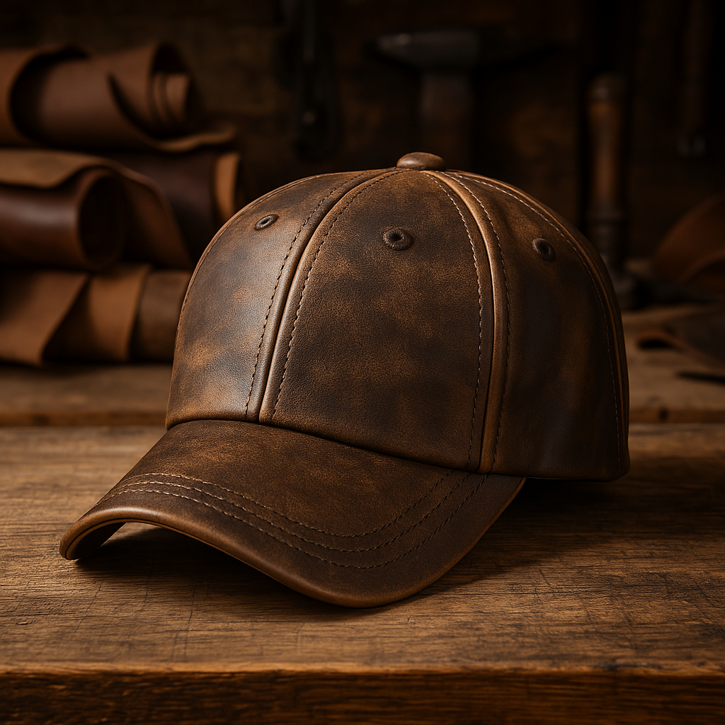 Cappello in pelle