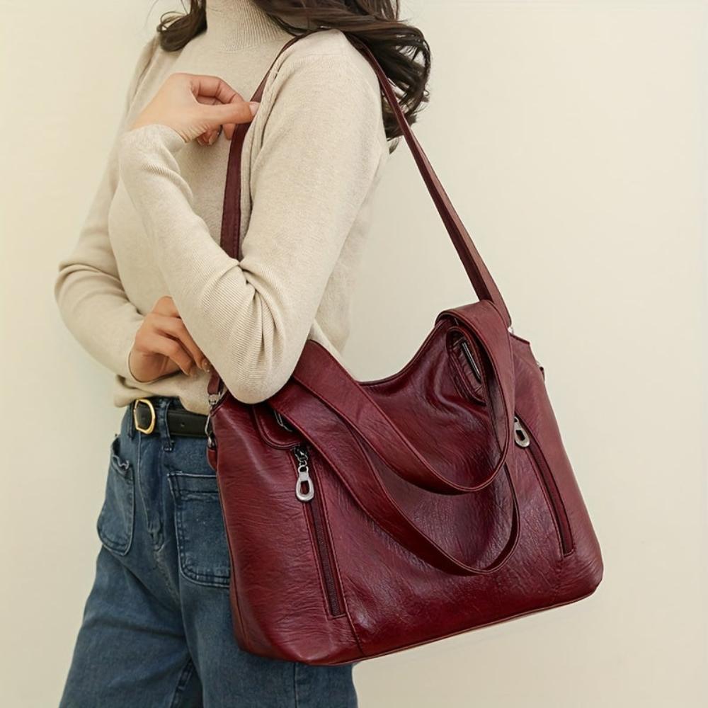 Seravina Retro Shoulder Tote - Stile senza tempo con funzioni quotidiane