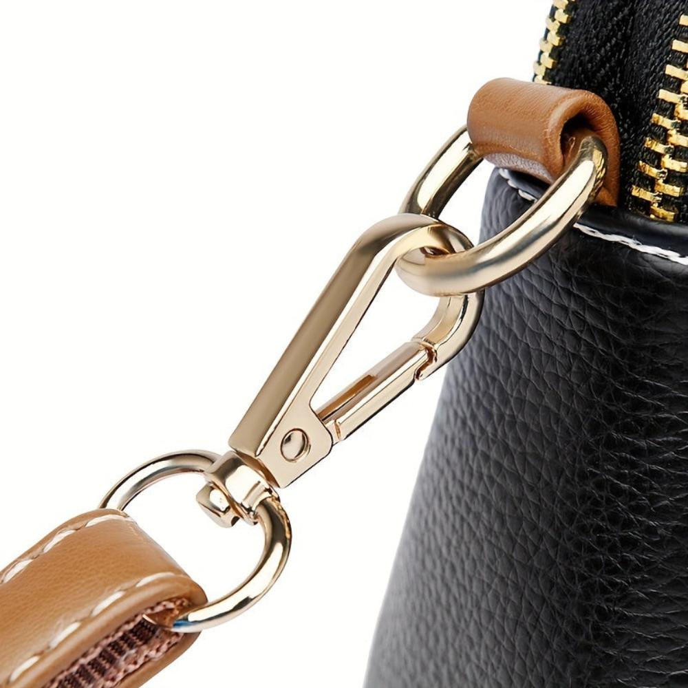 Virella Litchi Texture Crossbody - Stile vintage con un tocco contemporaneo