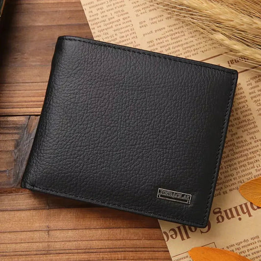 Portafoglio in pelle premium per uomo - Slim Bifold