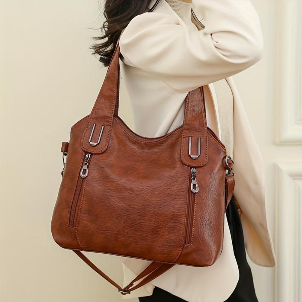 Seravina Retro Shoulder Tote - Stile senza tempo con funzioni quotidiane
