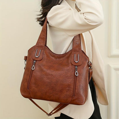 Seravina Retro Shoulder Tote - Stile senza tempo con funzioni quotidiane