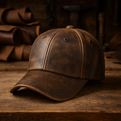 Cappello in pelle
