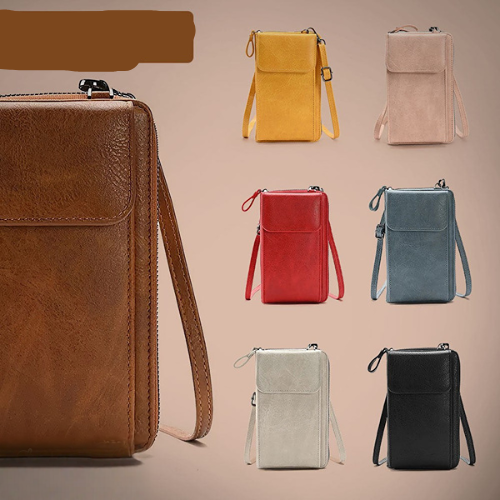 Petite Journey Lunelle - Borsa a tracolla compatta in pelle