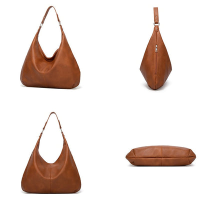 Sabrina | Borsa Hobo morbida da donna | Borsa a tracolla casual