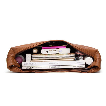 Sabrina | Borsa Hobo morbida da donna | Borsa a tracolla casual